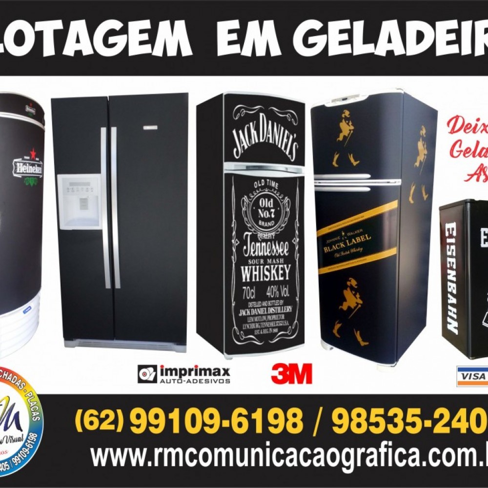 Plotagem em Geladeira Goiânia