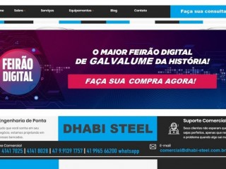 Dhabi Steel Brasil aço galvalume vindo de São Paulo