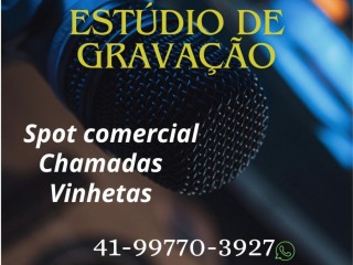 Gravação de Jingles e vinhetas campanhas