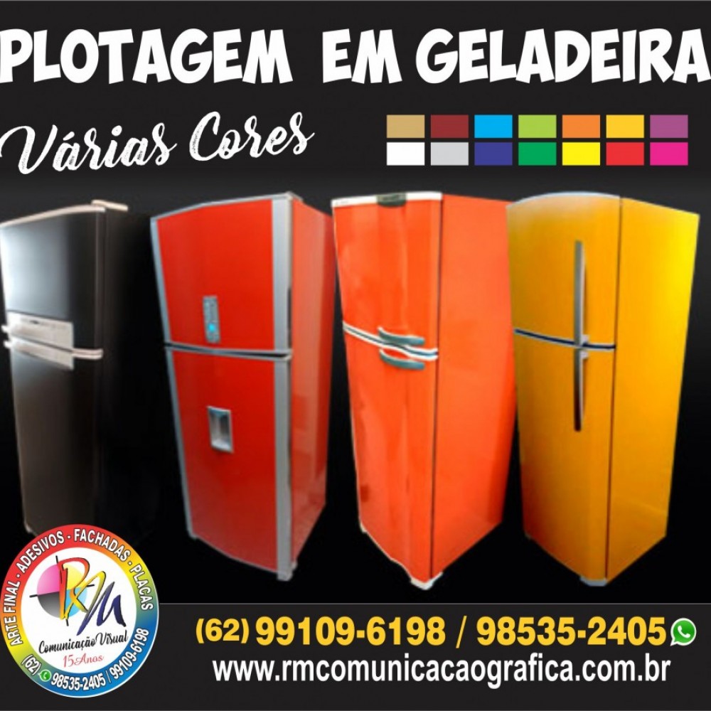 Plotagem Em Geladeira, Goiânia